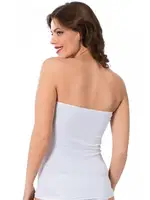 Akbeniz Beyaz Kadın Straples Body 255 Beyaz detay görünüm