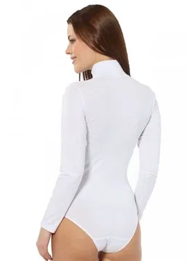 Akbeniz Akbeniz Bayan Uzun Kol Boğazlı Çıtçıtlı Body 260 - Alternatif Görünüm