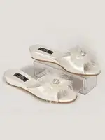 Alçak Feta Çeyiz Terliği- G&c Collection 171 Ekru farklı açı