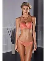 Pierre Cardin Angel Push Up Dantelli Regular Sütyen Takım 4561 Mercan görsel 5