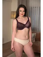 Balenli Desteksiz Dolgusuz Toparlayıcı Dantelli Küçültücü Sütyen Anıl 3697 farklı açı