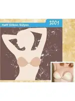 Balensiz Dikişsiz Desteksiz Straplez Önden Açılan Yapışkan Sütyen Anıl 3001 Ten farklı açı