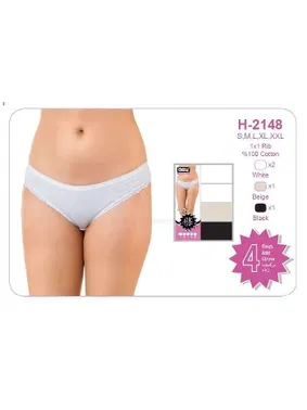 Öztaş Bayan Dantelli Bikini Dörtlü Öztaş H2148 - Alternatif Görünüm
