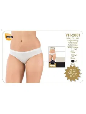 Öztaş Bayan Elegant Bikini 4 Lü Paket Öztaş YH2801 - Alternatif Görünüm
