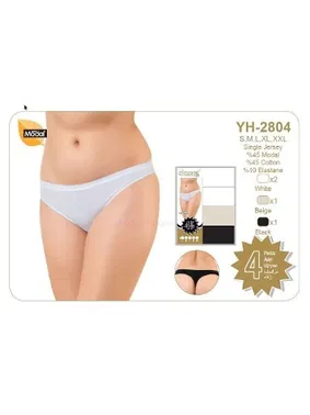 Öztaş Bayan Elegant Strıng 4 Lü Paket Öztaş YH2804 - Alternatif Görünüm