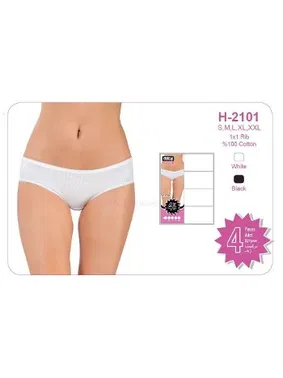 Öztaş Bayan Transferli Ribana Bikini Dörtlü Öztaş H2101 - Alternatif Görünüm