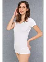 Bayan Tshirt Doreanse 9393 Beyaz görsel 5