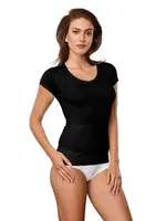 Bayan Tshirt Doreanse 9393 Siyah görsel 7