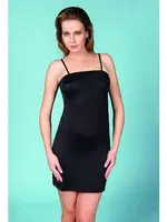 Berrak Bayan Straplez Kombinezon 11001 Siyah detay görünüm