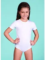 Berrak Kız Yarım Kollu Badi 2536 Beyaz