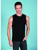 Berrak Likralı Süprem Kolsuz Bisiklet Yaka Atlet 1026 Siyah detay görünüm