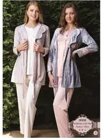 Bone Club 3902 Penye Lohusa Sabahlık Pijama Takım