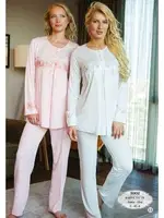 Bone Club 3902 Penye Lohusa Sabahlık Pijama Takım farklı açı