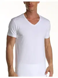 Çift Kaplan Çift Kaplan Elastanlı V Yaka T-Shirt 956