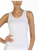 Çift Kaplan Ribana Bayan Atlet 752 Beyaz