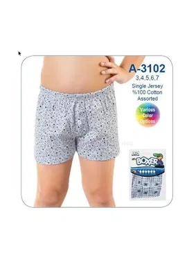 Öztaş Çocuk Penye Boxer Öztaş A3102 - Alternatif Görünüm