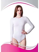 Dono Çıtçıtlı Uzun Kol Body - 2340 Beyaz detay görünüm