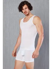 Doreanse Doreanse Erkek Battal Boy Atlet %100 Pamuk 2030P