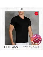 Doreanse Erkek V-Yaka Kısa Kollu V-Neck T-Shirt 2890 Siyah görsel 6