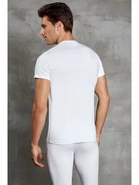 Doreanse Doreanse Erkek V-Yaka Kısa Kollu V-Neck T-Shirt 2890 - Alternatif Görünüm