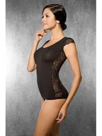 Doreanse Doreanse Modal Dantel Biyeli Sıfır Kol T.Gümüş 9323