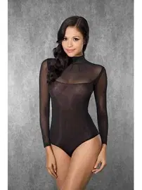 Doreanse Doreanse Seksi Tül Bayan Çıtçıtlı Body 12433