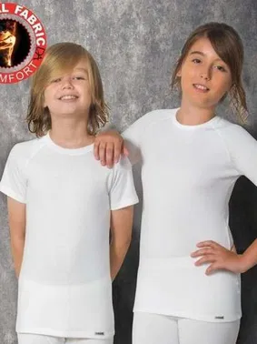 Doreanse Doreanse Viloft Kısa Kol Unisex Çocuk Termal Üst içlik 225
