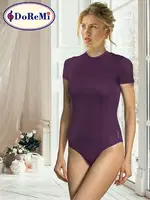 DoReMi Kısa Kollu Body Mor