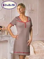 DOREMI Doremi Kısa Kollu Gecelik