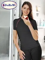Doremi Kısa Kollu Termal Bayan İçlik Siyah