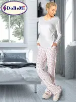 DoReMi Magic Dream Bayan Pijama Takımı Ekru