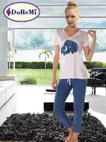 Doremi Night Dreaming Pijama Takımı Toz Pembe