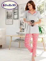 Doremi Pluto Pijama Takımı Gri Melanj