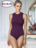 DoReMi Sıfır Kollu Çıtçıtlı Body Mor Mor