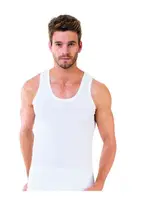 Elegant Erkek Bambu Atlet Öztaş Y1930 Beyaz detay görünüm