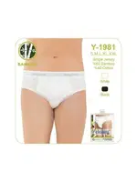 Elegant Erkek Bambu Slip Öztaş Y1981 Beyaz detay görünüm