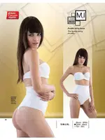 Emay Çift Kat String Korse 2020 Beyaz görsel 7