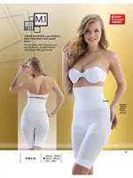 Emay Dikişsiz Çift Kat Boxer Korse 2015 Beyaz farklı açı