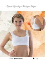 Emay Dikişsiz Dekolte Toparlayıcı Sütyen 4015 Beyaz görsel 12