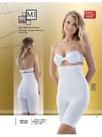 Emay Dikişsiz Korse Uzun Paçalı Boxer 2006 Beyaz görsel 9