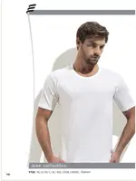 Erdem Penye Bisiklet Erkek Fanila 1150 - 3 Adet Beyaz farklı açı