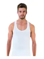 Erkek Elegant Sporcu Atlet Öztaş Y1904 Beyaz