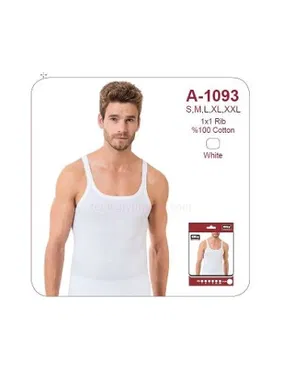 Öztaş Erkek İnnce Askılı Ribana Atlet Öztaş A1093 - Alternatif Görünüm