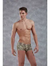 Doreanse Erkek Kamuflaj Baskılı Trunk Boxer Doreanse 1745