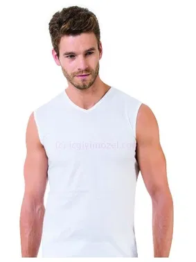 Öztaş Erkek Kolsuz V Yaka Öztaş A1009 - Alternatif Görünüm