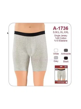 Öztaş Erkek Lycralı Uzun Boxer Öztaş A1736 - Alternatif Görünüm
