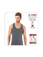 Erkek Melanj Süprem Atlet Öztaş A1050 Antrasit detay görünüm