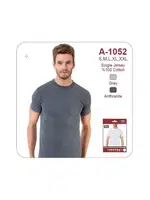 Erkek Melanj Süprem O Yaka Öztaş A1052 Antrasit detay görünüm