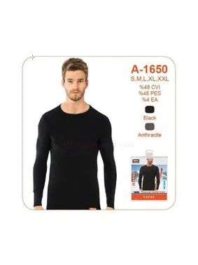 Öztaş Erkek O Yaka Yarımkol Termal Fanila Öztaş A1650 - Alternatif Görünüm