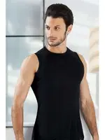 Erkek Sıfır Yaka Kolsuz Ribana Hmd 512